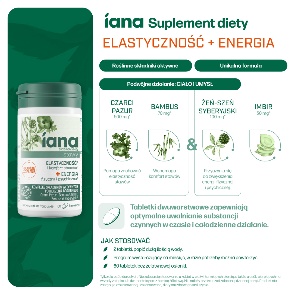 Elastyczność i energia – suplement diety