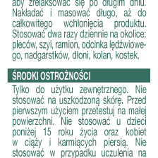 Kojący balsam do masażu